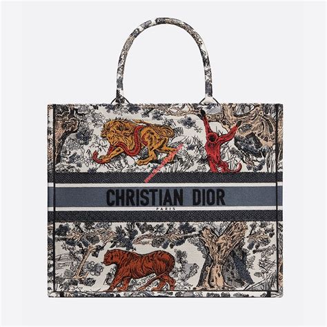 dior canvas handbags|christian dior tote bag tiger.